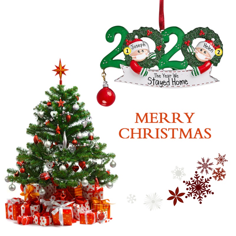 2020 Personalized Merry Christmas Xmas Tree Hanging Family Party Ornament Decor | eBay